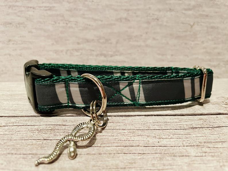 Wizard School Tie Dog Collar - View 7 | Dottie's Pet Boutique