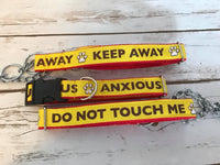 Do Not Touch Me - Alert Dog Collar - Custom Dog Collars