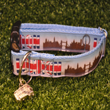 London Skyline Dog Collar - Custom Dog Collars