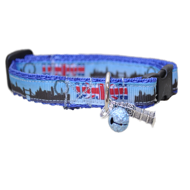 London Skyline Cat Collar - View 2 | Dottie's Pet Boutique