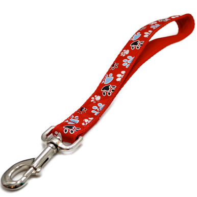 Pre-Designed Ribbon Short Control Lead - View 3 | Dottie's Pet Boutique