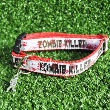 Zombie Killer Dog Collar - View 5 | Dottie's Pet Boutique