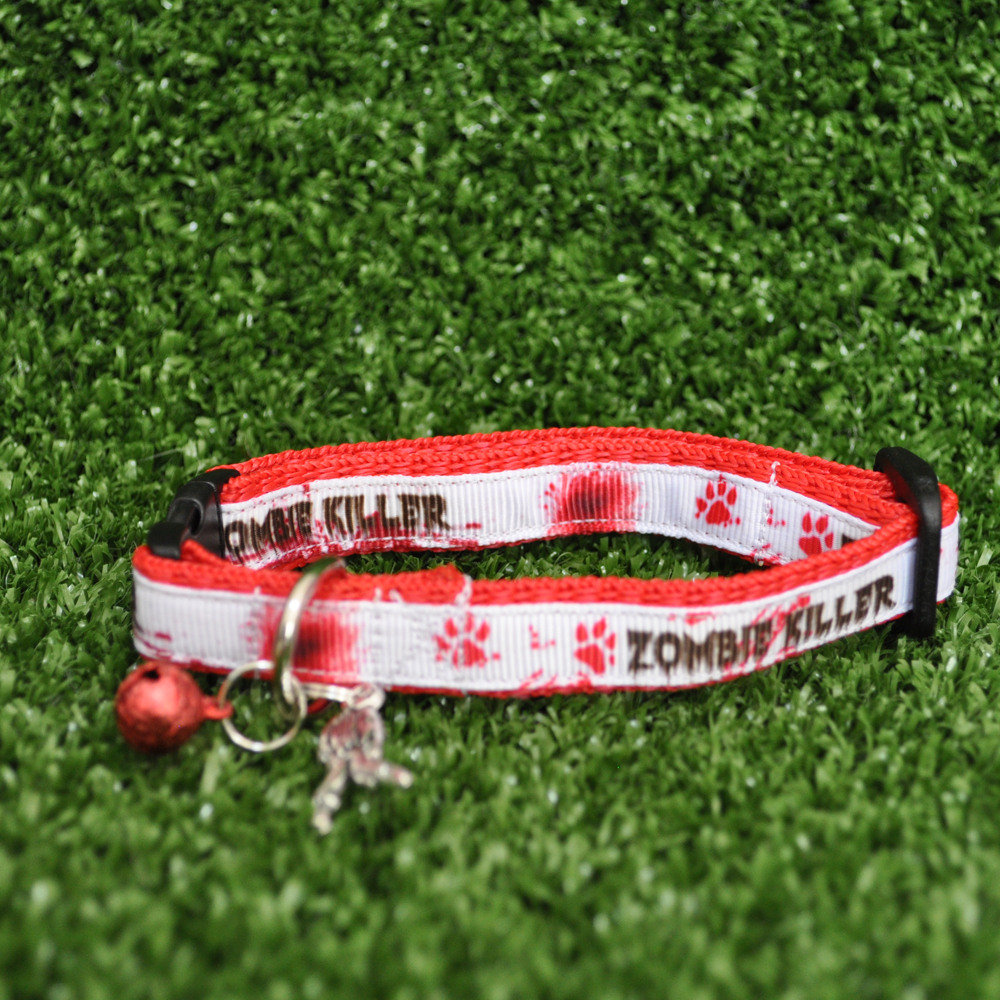 Zombie Killer Cat Collar - View 5 | Dottie's Pet Boutique