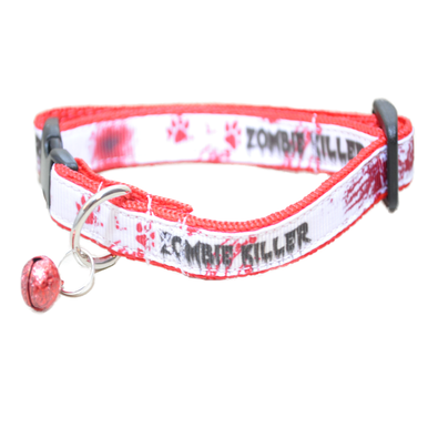 Zombie Killer Cat Collar - View 4 | Dottie's Pet Boutique