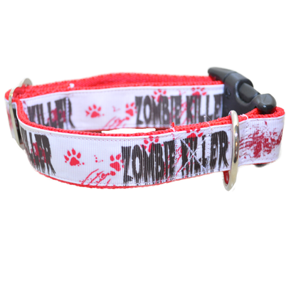 Zombie Killer Dog Collar - View 7 | Dottie's Pet Boutique
