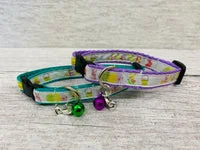 Easter Bunnies and Chicks Puppy and Small Dog Collar - Handmade in the UK 4
