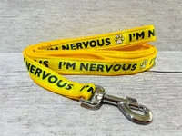Solid Colour Nervous Alert Dog Lead 1