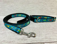 Teal Dachshund Daxie Jumper Dog Collar 3