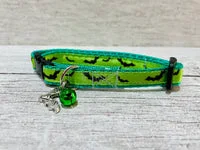 Halloween Bats Puppy & Small Dog Collar 2