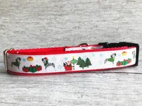 Dalmatian Christmas Themed Dog Collar 2