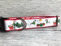 Dalmatian Christmas Themed Dog Collar 1