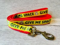 Give Me Space Yellow Ribbon Dog Lead 1