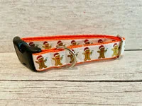 Gingerbread Christmas Dog Collar 2