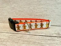 Gingerbread Christmas Dog Collar 1