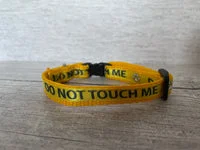 Do Not Touch Me Cat Collar 2