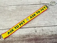 Do Not Pet Alert Short Extension Dog Lead | UK 6