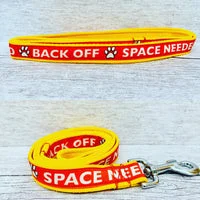 Back Off - Space Needed Dog Lead 1