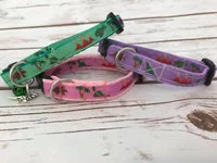Dinosaur T-Rex Jurassic Puppy & Small Dog Collar - Handmade in the UK 1