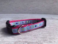 Rainbow Llamas Cat Collar 1