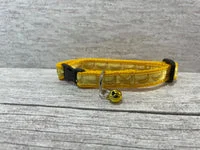 Banana Print Puppy & Small Dog Collar - Handmade in the UK 3