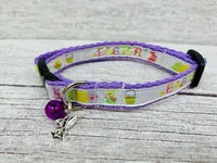 Easter Basket Bunnies & Chicks Cat Collar 2