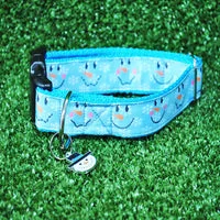 Snowman Faces Christmas Themed Dog Collar 2
