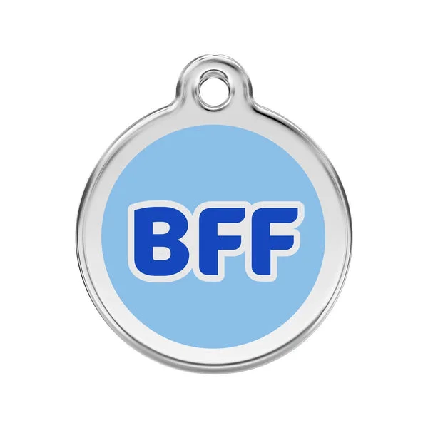 Personalised Red Dingo Enamel BFF Pet ID Tag