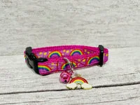 Rainbow & Stars Print Cat Collar 6