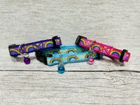 Rainbow & Stars Print Cat Collar 3