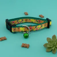 Tropical Fruits Cat Collar 1