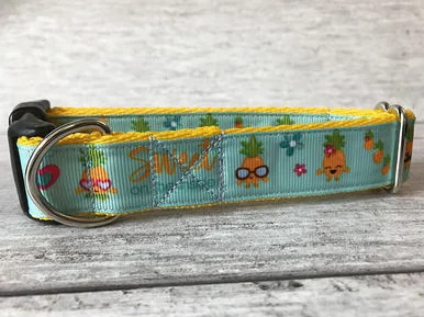 Pineapple Tropical Dog Collar