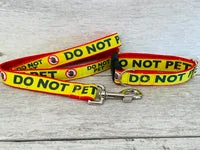 Do Not Pet with Stop Hand- Alert Dog Collar 1