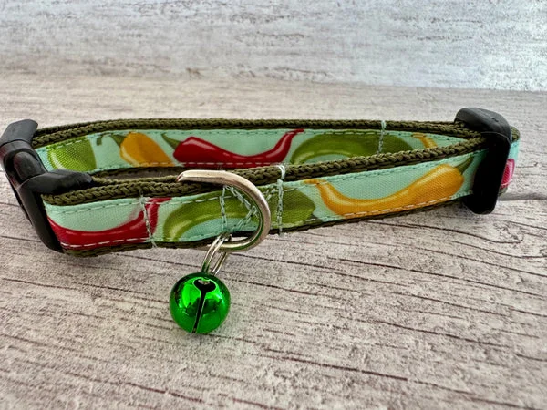 Chilli Peppers Cat Collar