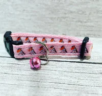 Robins Christmas Xmas Cat Collar 1