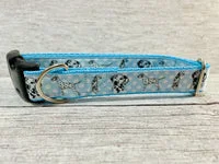 Blue Spotty Dalmatian Ribbon Collar Exclusive 3