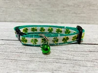 Shamrock Clover Puppy/Small Dog Collar 1