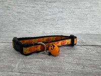 Pumpkin Autumn Acorn Leaf Puppy/Small Dog Collar 5