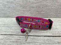 Ice Lolly Cat Collar - Handmade Summer Ice Cream Print 2