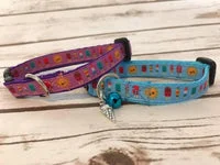 Ice Lolly Cat Collar - Handmade Summer Ice Cream Print 3