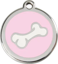 Red Dingo Enamel Bone 2 Personalised Pet ID Tag 6