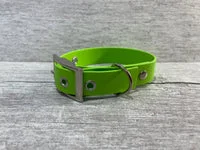 Pale Green Biothane Dog Collar - Waterproof 3