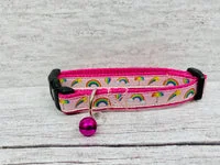 Rainbow Print Cat Collar 3