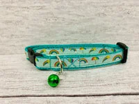 Rainbow Print Cat Collar 2