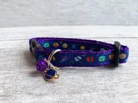 Space Cat Collar - Galaxy & Planet Design 4
