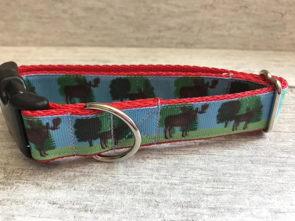 Moose Wildlife Dog Collar