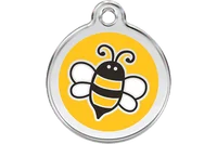 Personalised Bumble Bee Enamel Pet ID Tag 1