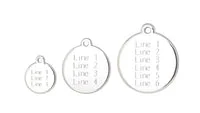 Personalised Red Dingo Panda Enamel Pet ID Tag 2