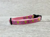 Pink Owl Dog Collar 2