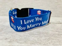 Will You Marry Me Dog Collar - Valentine's Proposal 1