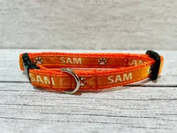 Personalised Cat Collar with Chipped Status 12
